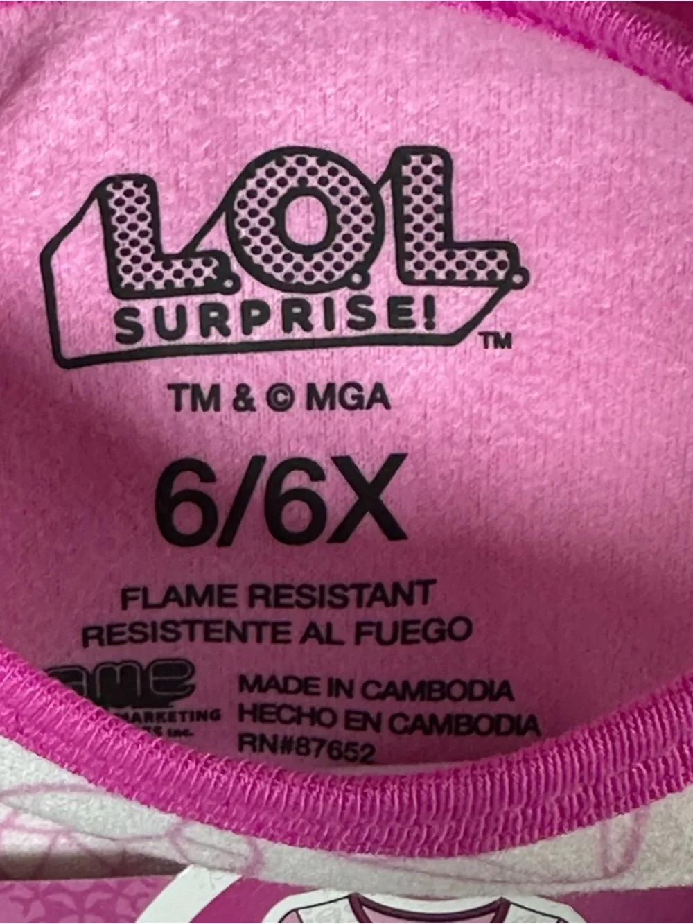 L.O.L. Surprise! Girls Multi-Color 2-PC Pajama Set
